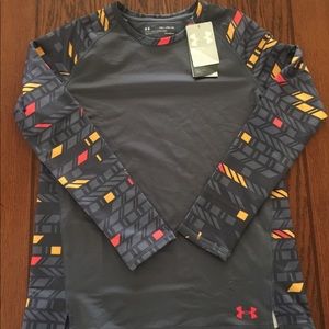UNDER ARMOUR YOUTH XL FITTED COLD GEAR LONG SLEEVE